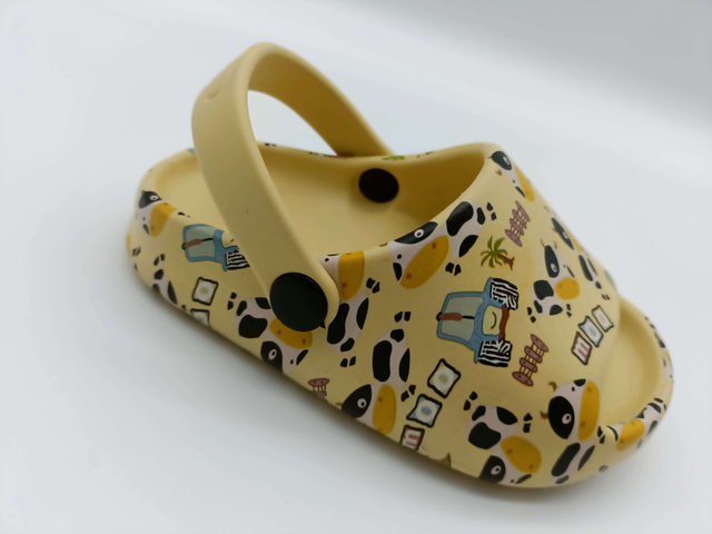 Summer Children Slippers Shoes Antislip Unisex EVA Kids Sandals Slippers with Digitally Printed Uppers