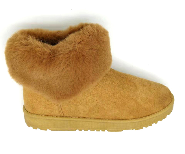 Custom Logo New Winter Women's Boots Leather Fur Lined Thick Sole Ladies Fashion Boots