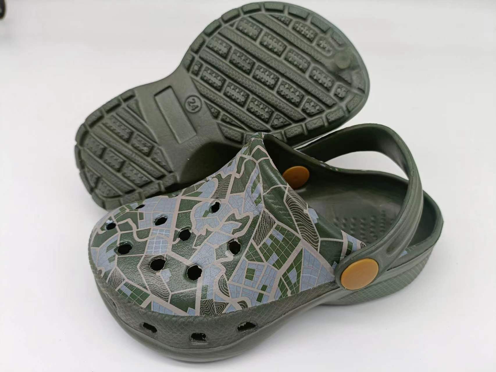 Customized Fashionable Casual Non Slip Summer Beach Comfortable Printing EVA Clogs