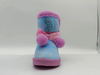Winter Blue Thickened Kids Cotton Shoes Cartoon Frozen Girl Outdoor Snow Boots