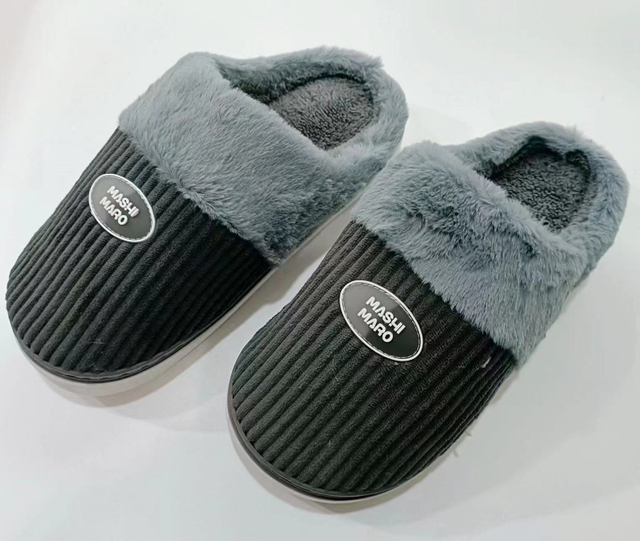 New winter Men's Home Indoor Shoes Generous Bedroom Warm Slippers 
