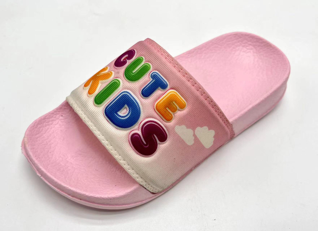 New Kids Shoes Cartoon Shoes Soft Footbed Sliders Slippers Beach Slippers Shoes for Girls