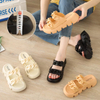 Customized Footwear Ladies Casual Fashion Outdoor Summer Flat Sandals Shoes