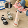 Customized Luxury Womens Strappy Wedge Sandals Fashion Women's Casual Outdoor Sandals