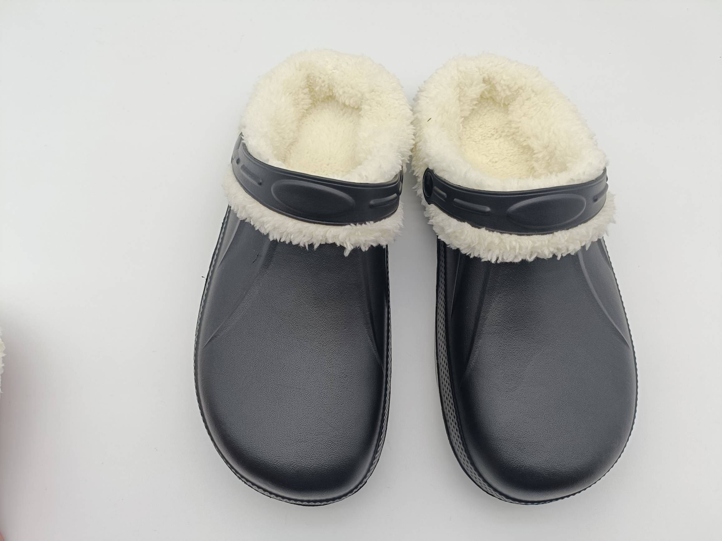 Customized Design EVA Winter Warm Clog with Fur Lining Garden Clogs