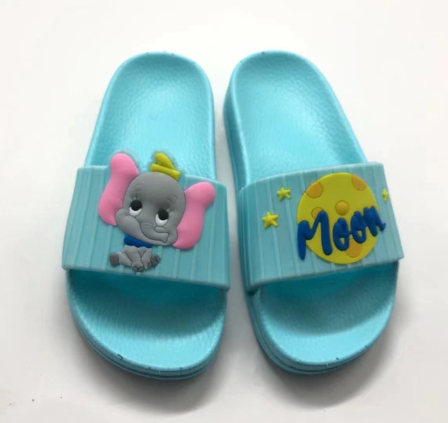 Customized Cartoon Fashion PVC Upper Soft Kids Slipper