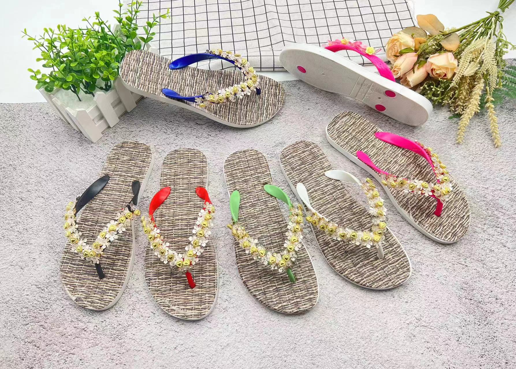 Custom Slippers Women Summer PVC Flip Flops Beach Sandals