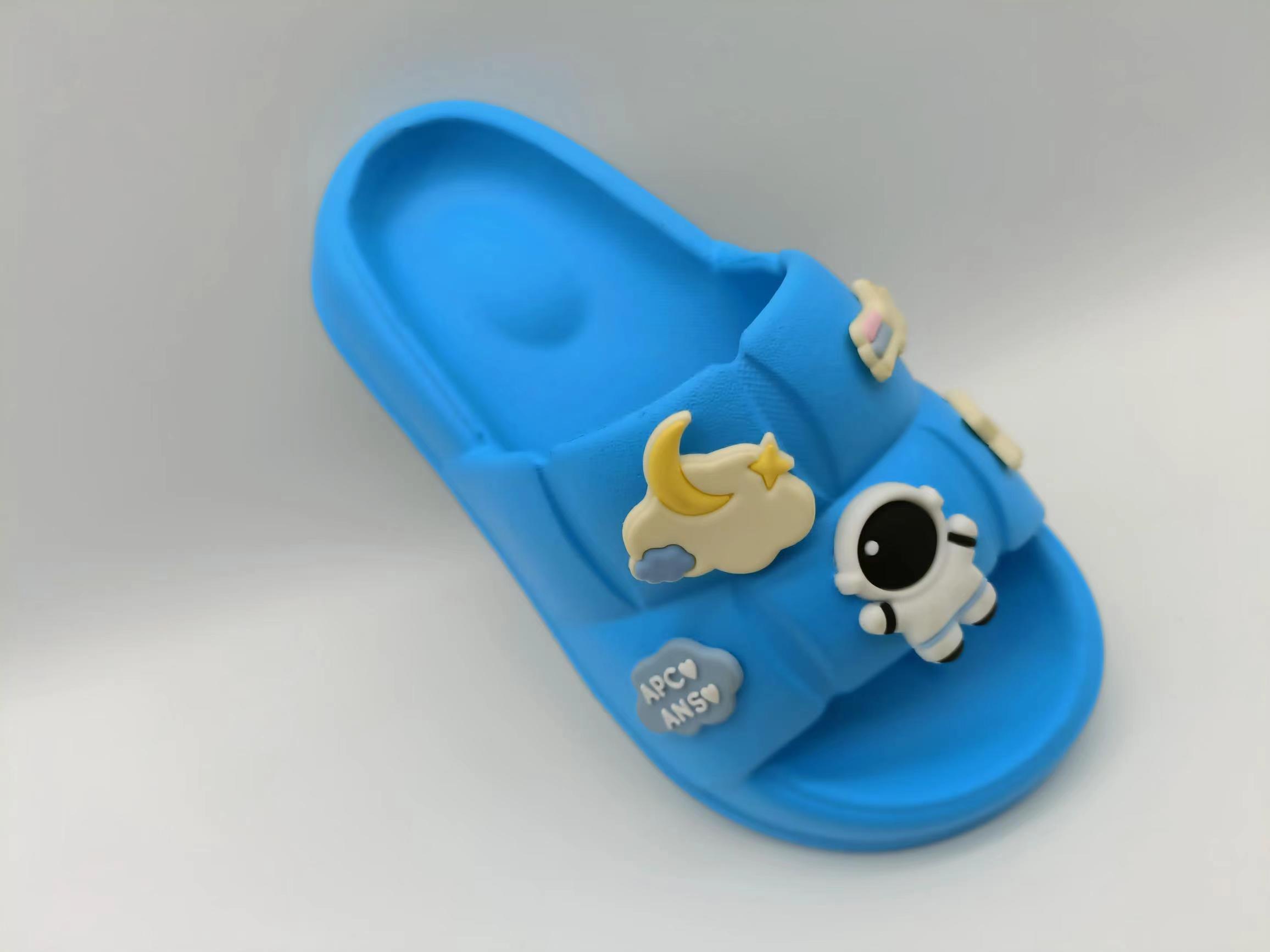 Summer Fashion Children EVA Beach Slides Shoes Indoor Outdoor House Boys Girls Cartoon Cute Slippers For Kids 