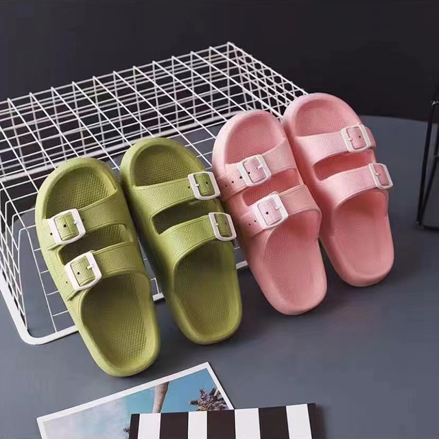 Summer Fashion Thick Bottom Eva Sandals And Slippers Women Outdoor Indoor Sandals With Buckle