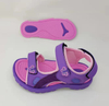 Baby Girls Pink Sandals Kids Sport Sandals Summer EVA Soft Beach Sandals with Butterfly Decoration
