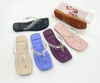 Factory Wholesale Designer Casual Ladies Shoes Outdoor Beach Soft Sole Flip Flops Slippers