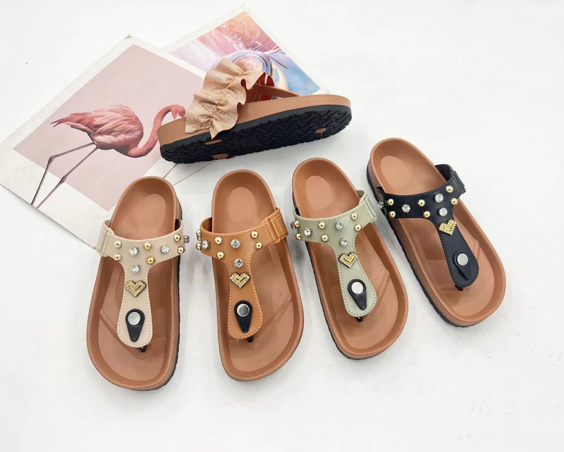 Summer New Slipper Women Outdoor Custom Logo Fashion Slides Comfortable Flip Flop Shoes
