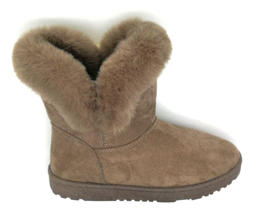 Winter Women's Snow Boots Outdoor Mid-calf Warm Fur Winter Boots For Women Shoes