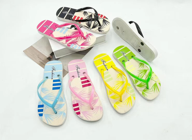Womens Slides Slippers Cute Flip Flops Summer Beach Swim PVC Flip Flops