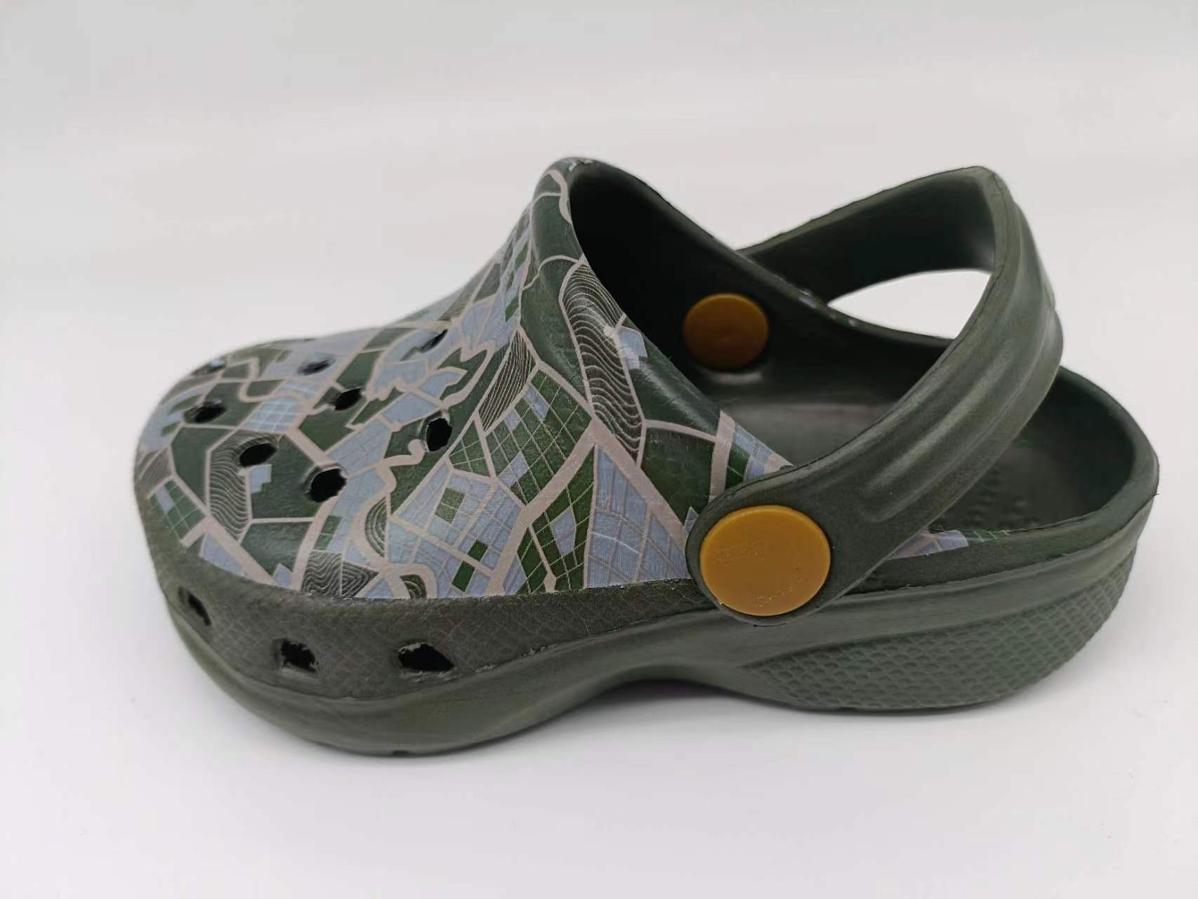 Customized Fashionable Casual Non Slip Summer Beach Comfortable Printing EVA Clogs