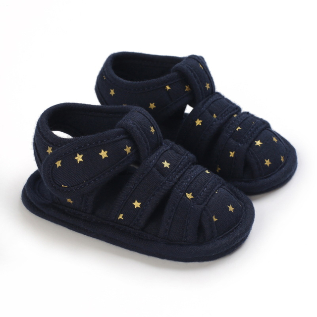 OEM Cotton Star Print Baby Casual Shoes Breathable Baby Toddler Shoes 