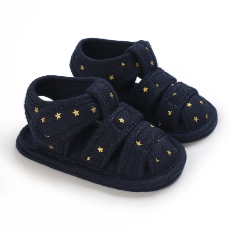 Baby Soft Soles Indoor Non-slip Star Pattern Casual Shoes 0-1 Years Kids Shoes Baby Sandals