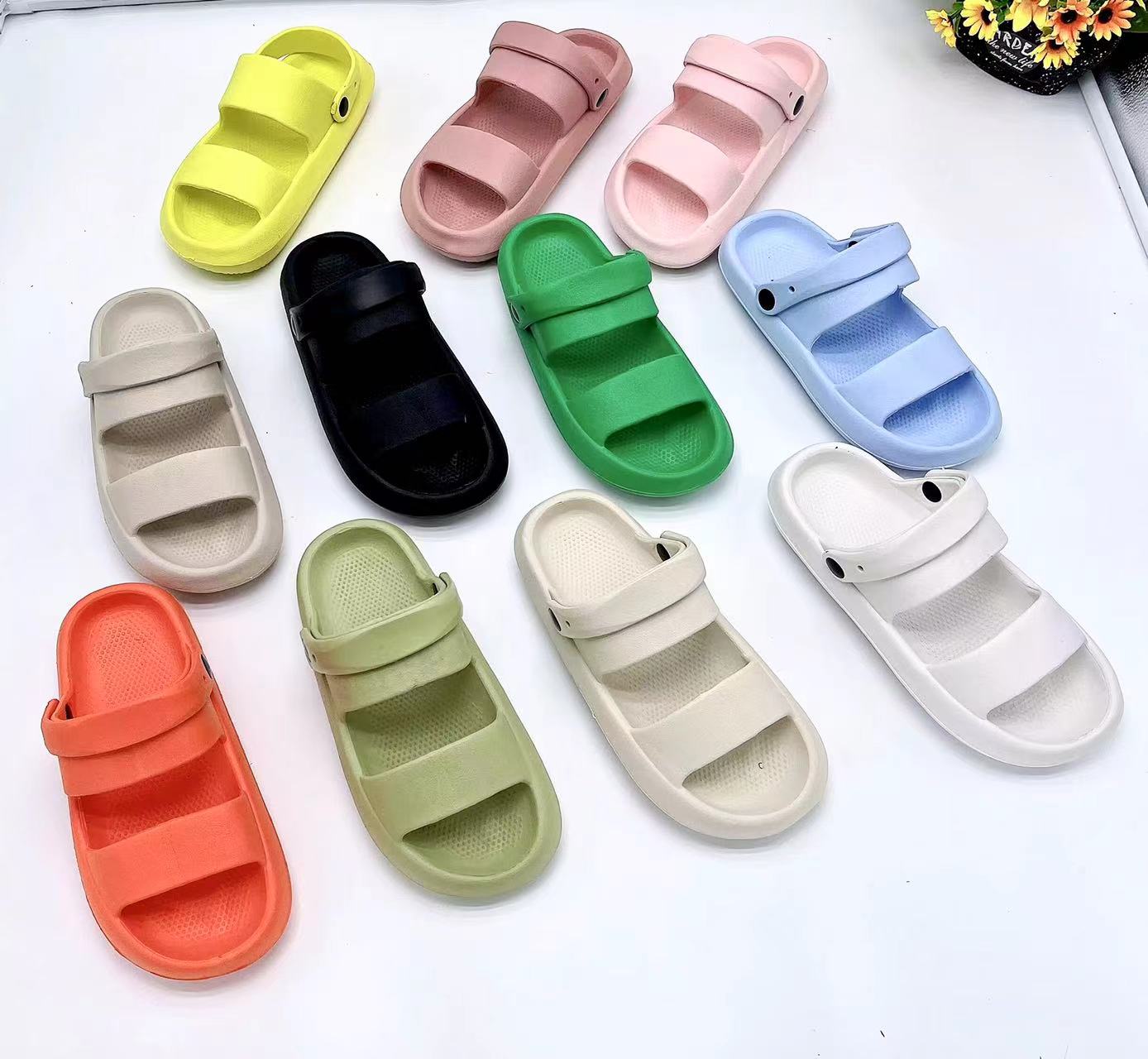 Customized Lady Summer Slippers Waterproof Breathable Anti Slip EVA House Slipper