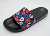 Wholesale Fashion Summer Plain Custom Logo Men Flat Slide Slippers Sandal Indoor Slipper 