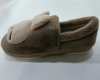Winter Warmth Keeping Women's Wrap Heel Slippers Plush Cotton Shoes Lady Indoor Slippers