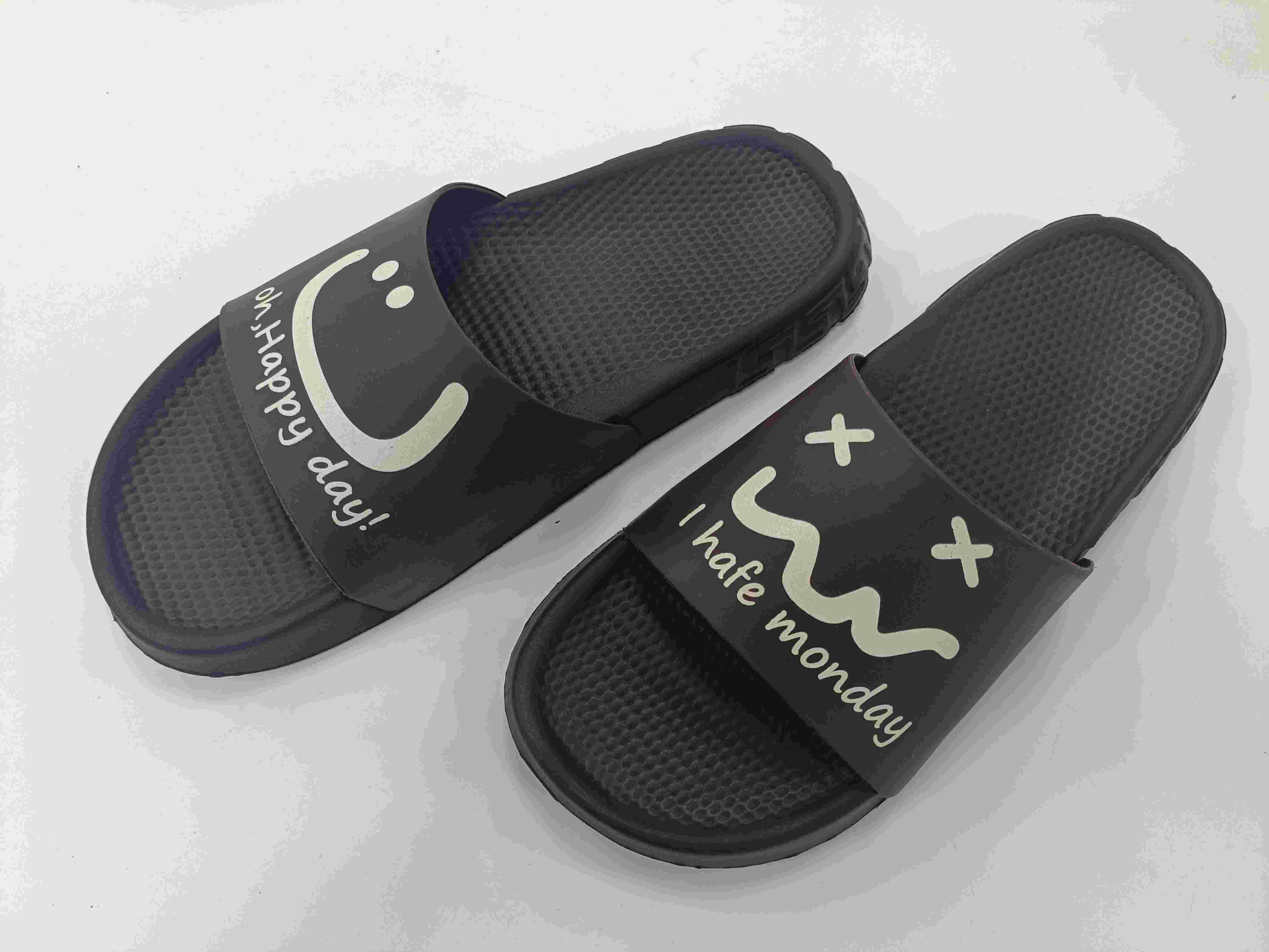 Custom Logo Slippers Men Plain Blank Slide Sandal
