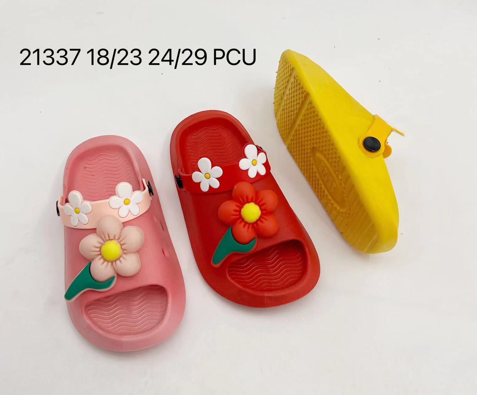 Fashion Cartoon Summer Beach PVC Kids Slides Slippers