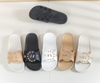  OEM Ladies Fashion Casual PVC Flat Slippers for Women