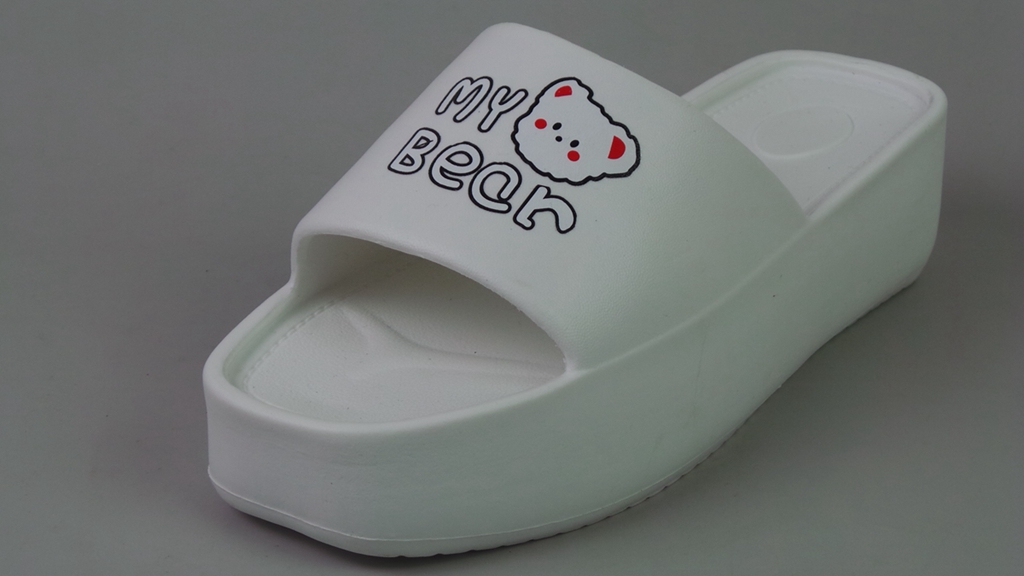 Summer Anti-slip Women House Slides Pure Color Soft Thick Sole EVA Casual Slippers