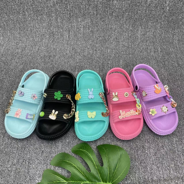Customized Eva Women's Sandals Slides Slippers for Women Open Toe Summer Slippers