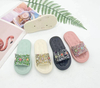 Fashion Design Summer Beach Custom Logo Plastic PVC Kids Boys Girls Children Slides Slippers with Colorful Diamonds 
