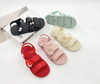 New Summer Baby Girls Fancy Sandals Flats Soft Bottom Open Toe Shoes With Flower Princess Girls Casual Beach Fashion Sandals