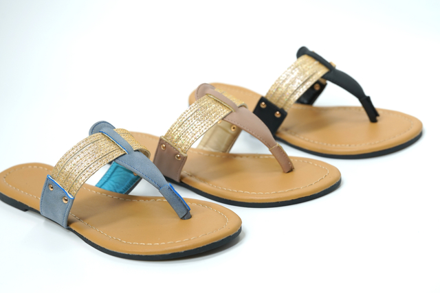  Fashion Design Delicate Decoration Lady′s Sandals(TNWJP00948)