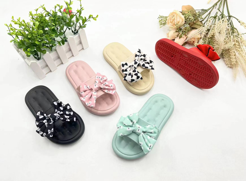 Custom Summer Beach PVC Slipper Shoes Women Anti Slip Indoor Slipper