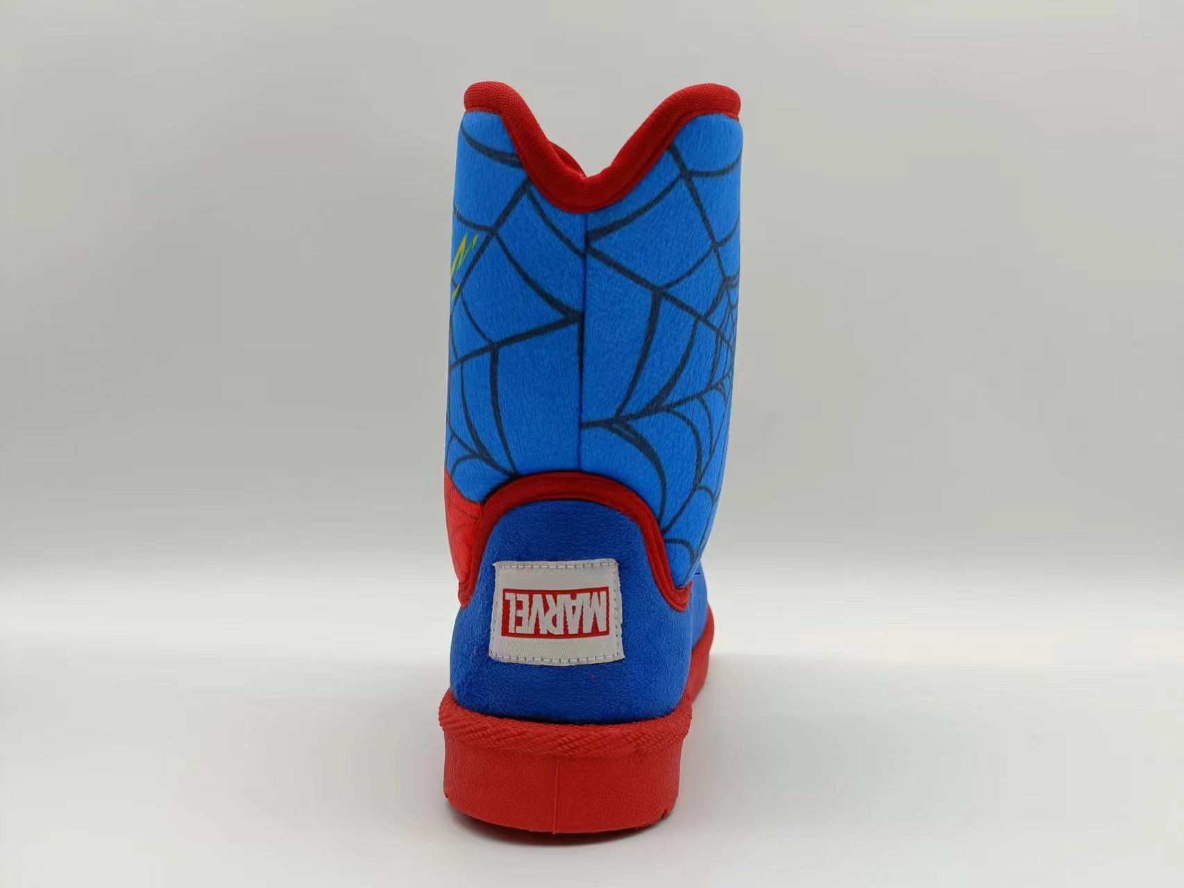 Winter Thickened Children's Cotton Shoes Cartoon Spider Man warm Snow Boots