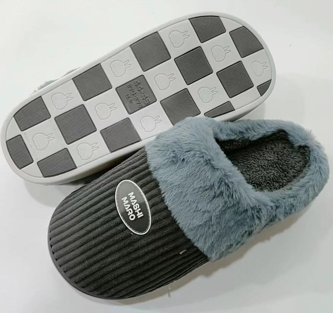New winter Men's Home Indoor Shoes Generous Bedroom Warm Slippers 