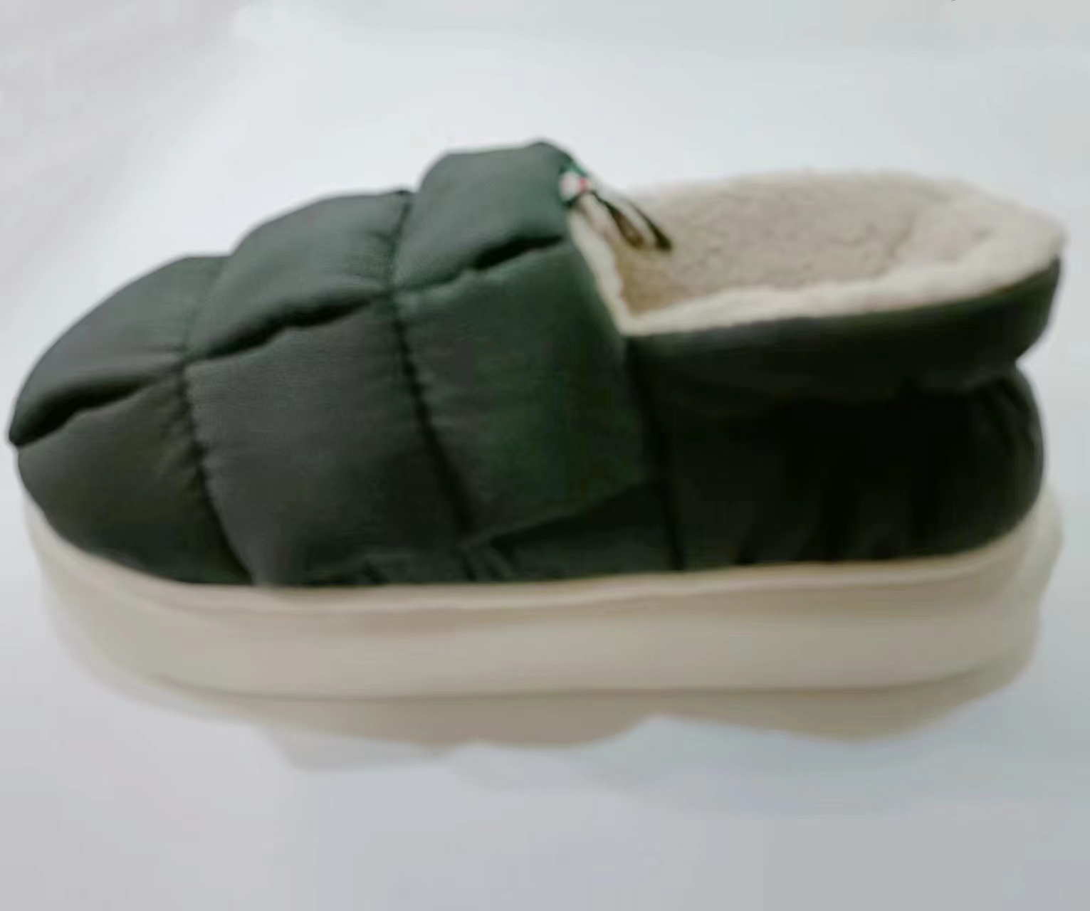 New Style Men's Cotton Shoes Heel Wrap Winter Cotton outside Warm Slippers 