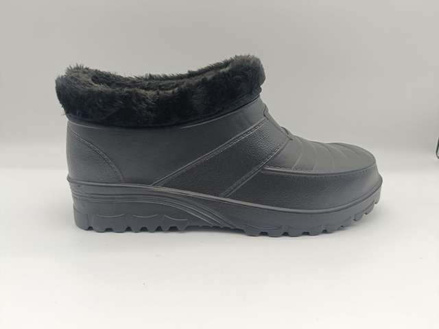 Black Anti Slip Soft Eva Sole Lightweight Fashionable Outdoor Shoes Boots