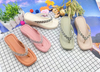 Wholesale Custom Design Ladies Women Sparkling Flip Flops with Women Sandal