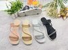 Customized Summer Flat Female New Beach Comfort PVC Woman Sandal