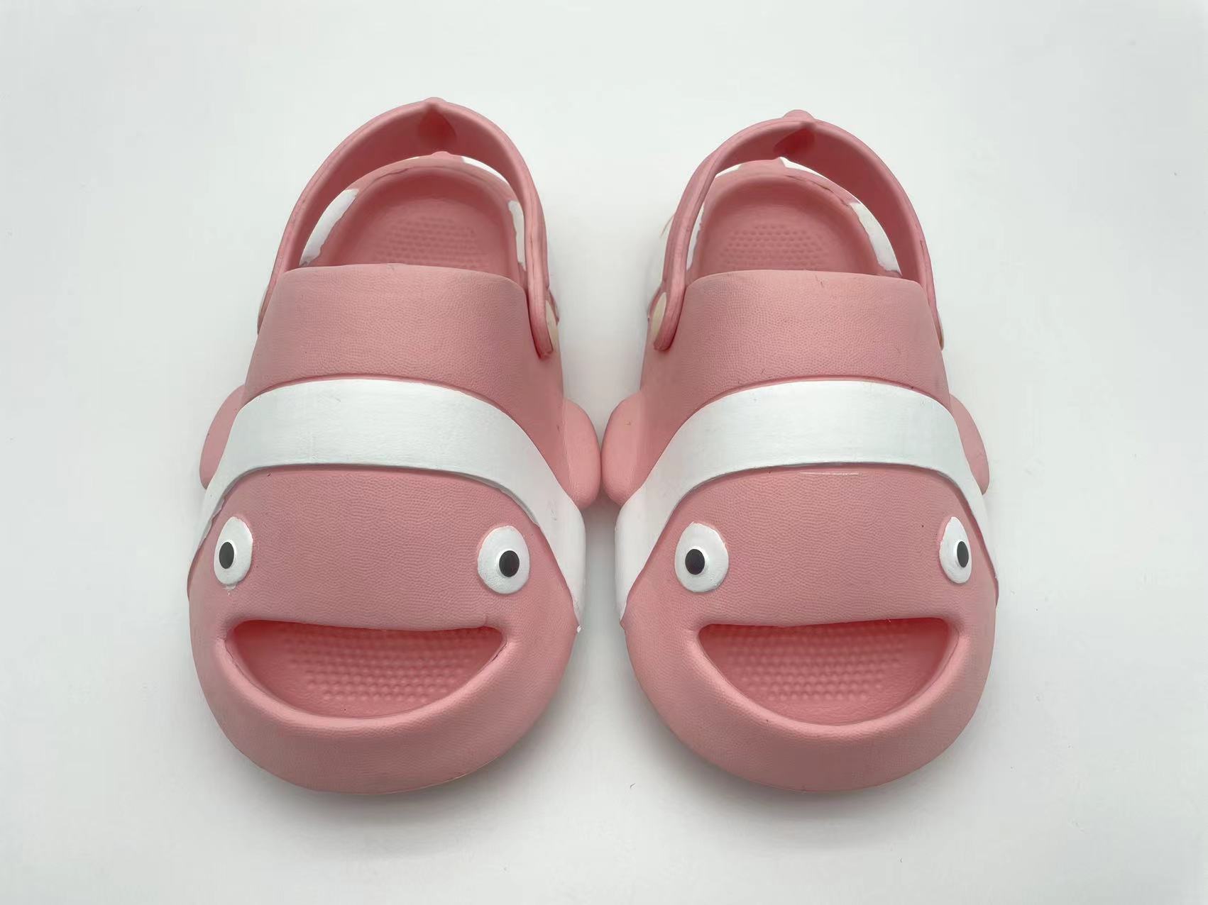 Cartoon Cute Kids Summer Beach Outdoor EVA Fish Slides Slippers
