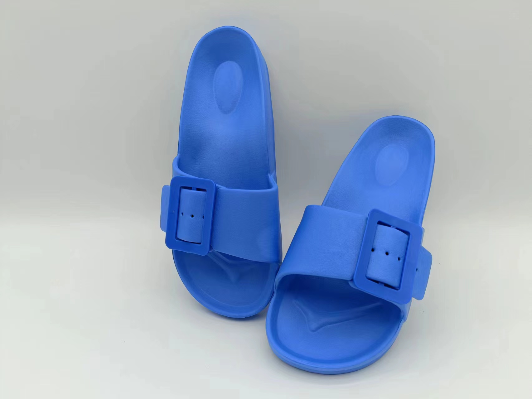 Custom Logo Eva Durable Female Adjustable Buckle Summer Beach Walk Slippers For Women