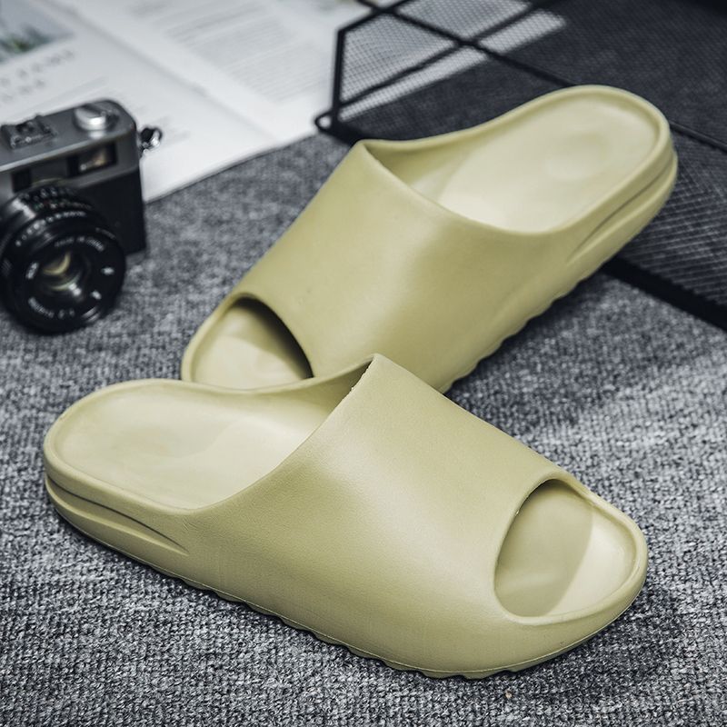 Fresh Color Summer Essentials Bathroom Slippers Bedroom Slippers Black Slipper Shoes for Men