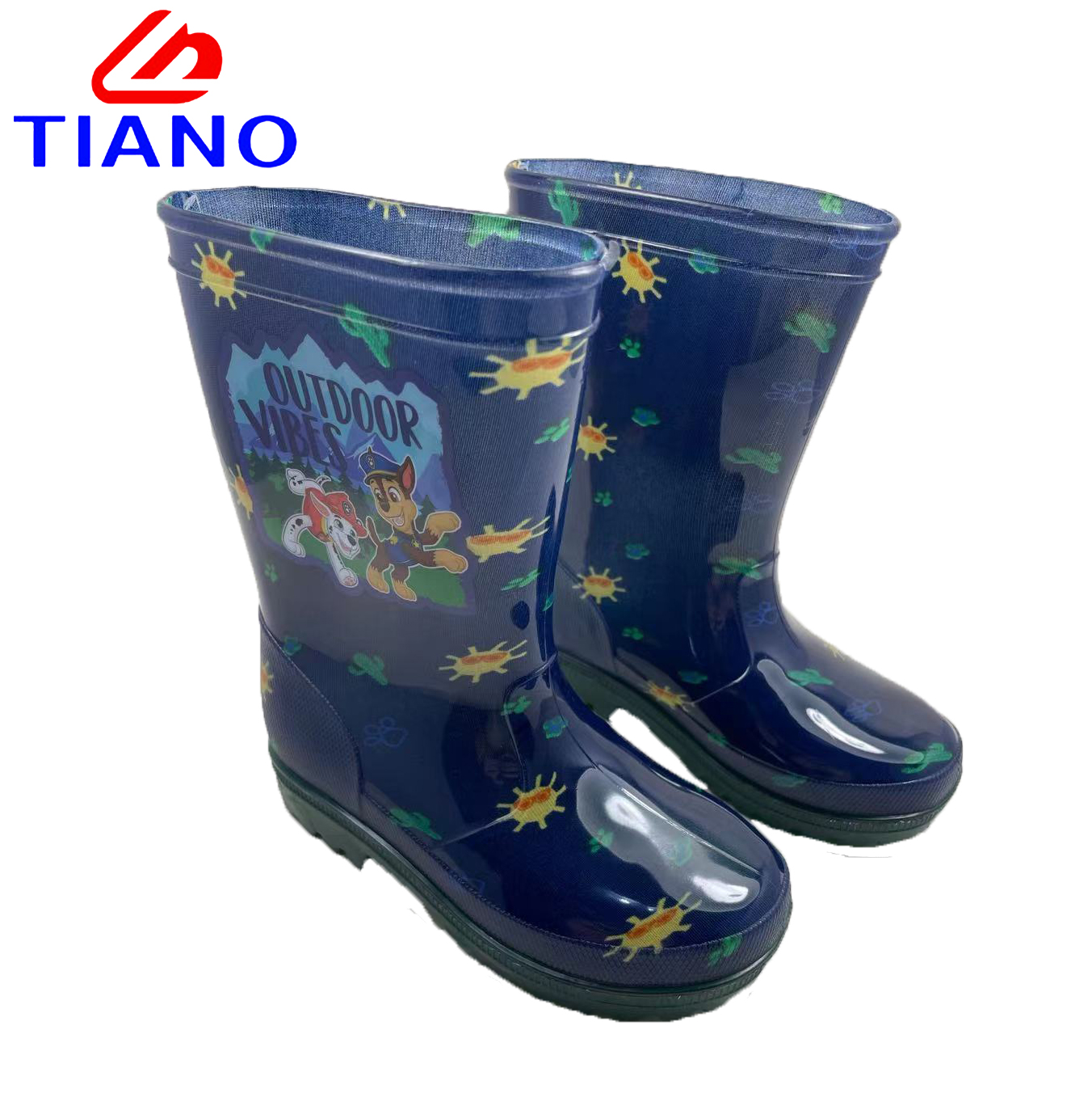  Rainboots with light on outsole for kid