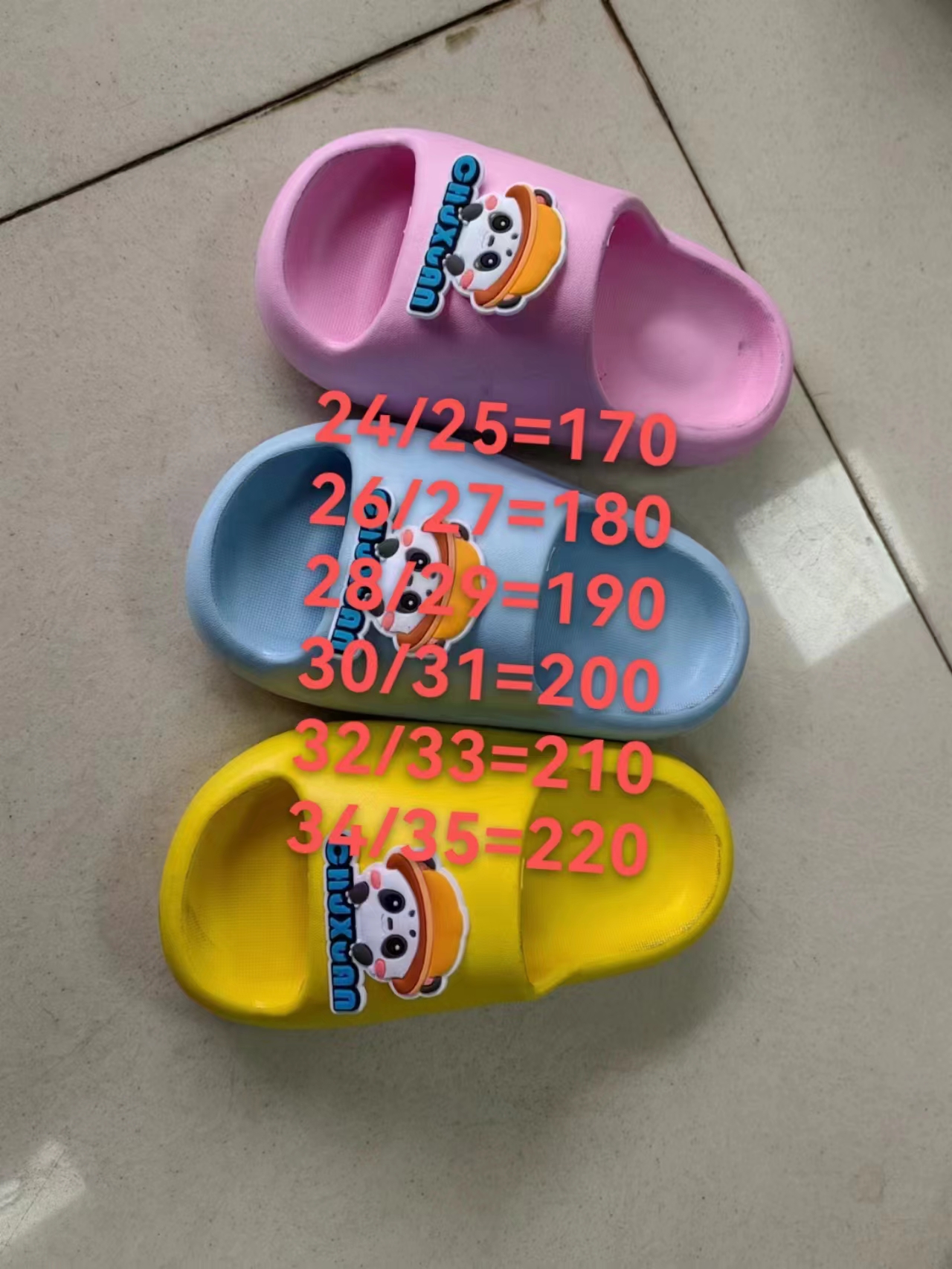 Summer Fashion Trend Indoor EVA Shoes Comfortable Bathroom Non-Slip Kids Slippers