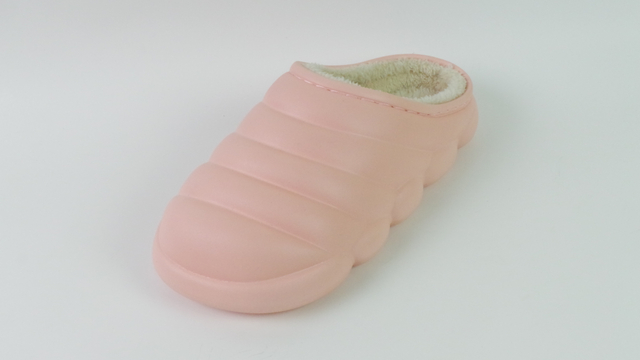 OEM Women Plush Winter Warm Indoor Cute Floor Pink Home Slippers