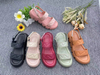 Customized Travel Beach Soft PVC Flat Shoes House Waterproof Breathable Slippers 