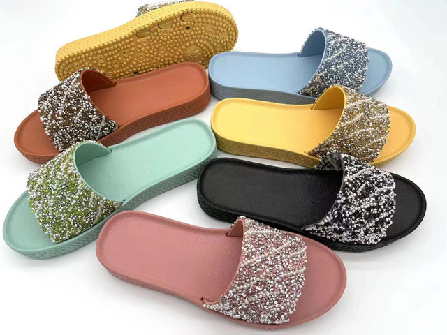 Custom Fashion Casual Anti Slip Footwear Summer Beach Slippers For Women