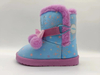Winter Blue Thickened Kids Cotton Shoes Cartoon Frozen Girl Outdoor Snow Boots