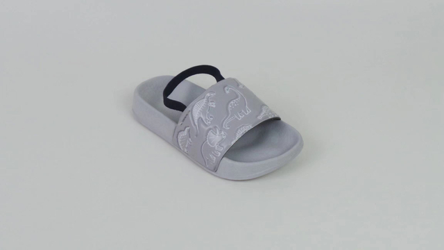 Custom Logo Boy Slippers Non Slip Flexible Soft Outdoor Sandals Shoes for Kids
