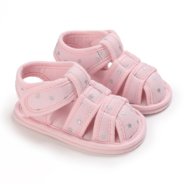 New Design Waterproof Star Pattern Baby Girl Boys Cotton Outdoor Sandals Shoes